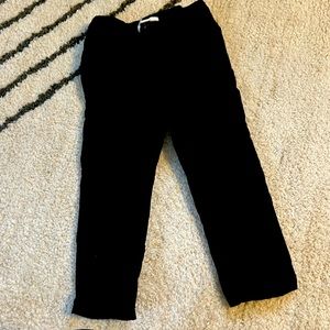 Flannel lined toddler boy pants